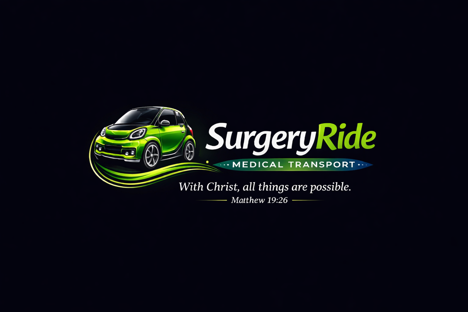 SurgeryRide non-emergency medical transport official logo